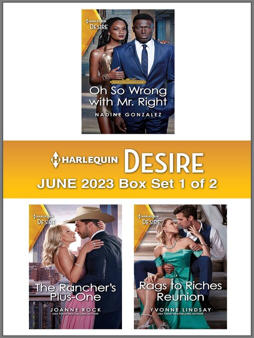 Cover image for Harlequin Desire June 2023--Box Set 1 of 2